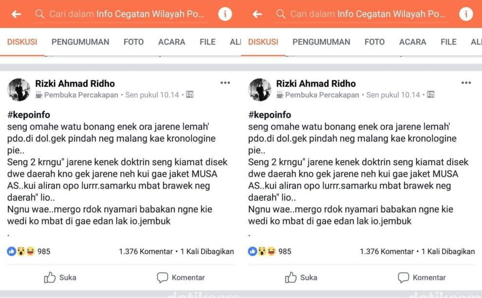 Ono Ono Wae 52 Warga Ponorogo Ramai Ramai Ngibrit ke Malang Gara Gara Isu Kiamat