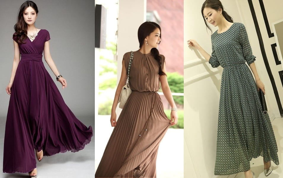 Referensi Maxi Dress ala Korea