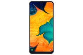 Samsung Galaxy A30 Tampak Depan White