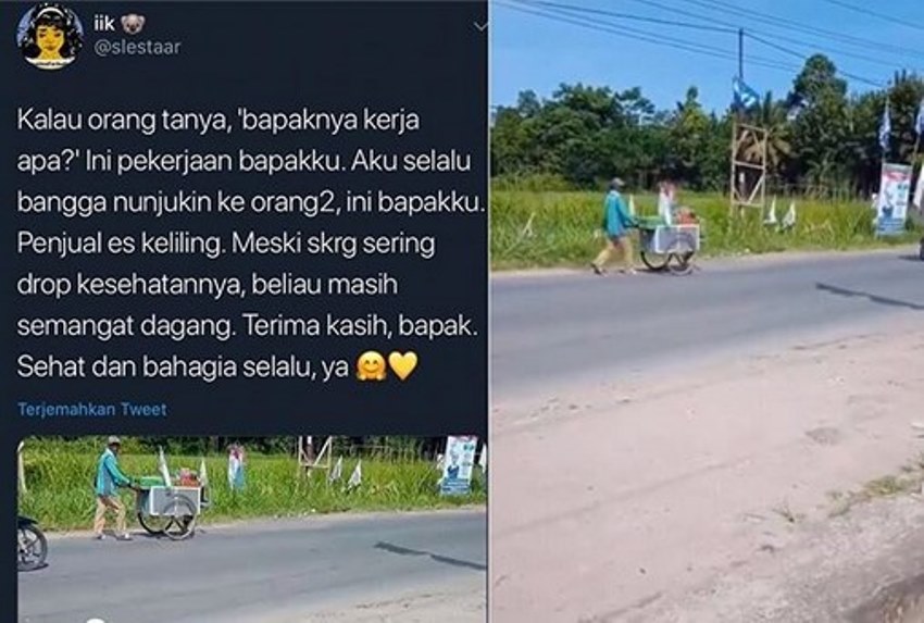 Ayahnya Tukang Es Doger, Cuitan Gadis ini Viral hingga Buat Netter Terharu, Sehat Terus Ayah! Ayahnya Tukang Es Doger Cuitan Gadis ini Viral hingga Buat Netter Terharu Sehat Terus Ayah