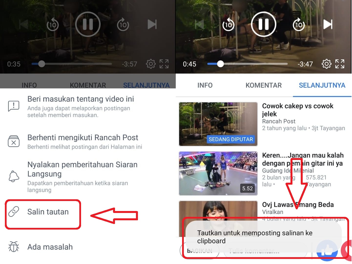 Cara Download Video Facebook di Android