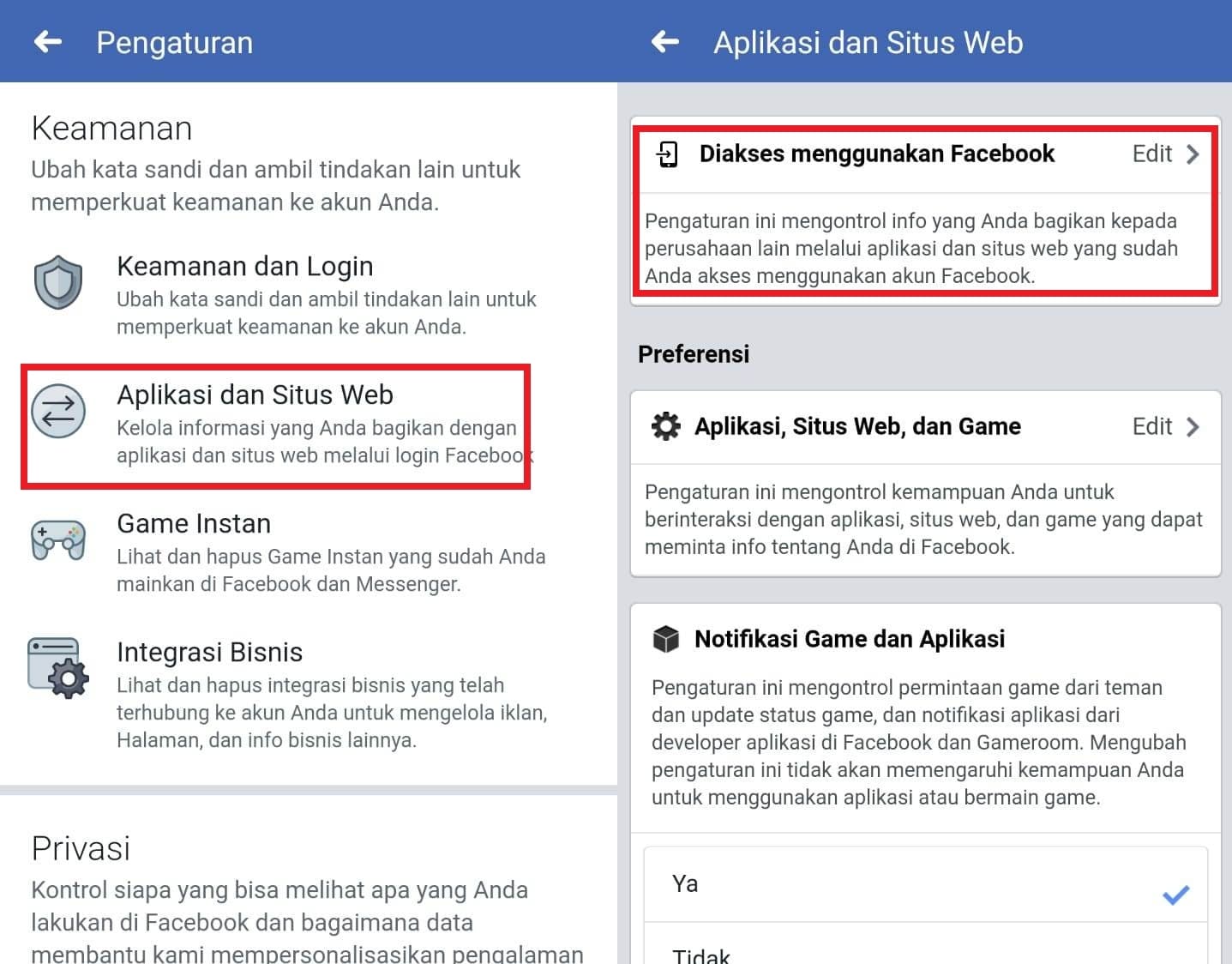 Cara Menghapus Akun Free Fire di Facebook