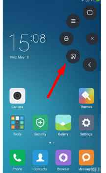 Cara Screenshot Xiaomi Pocophone F1 Menggunakan Quick Ball