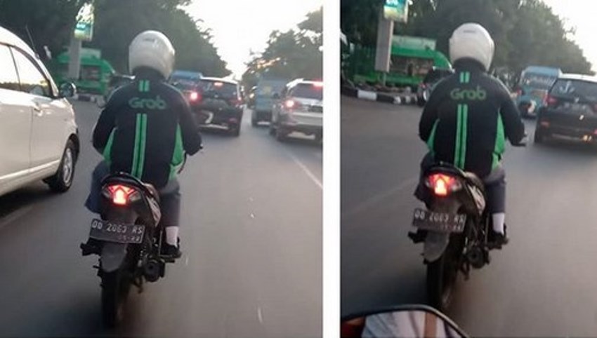 Pulang Sekolah Langsung Nyambi Jadi Driver Ojol Kerja Keras Siswa SMA ini Bikin Salut