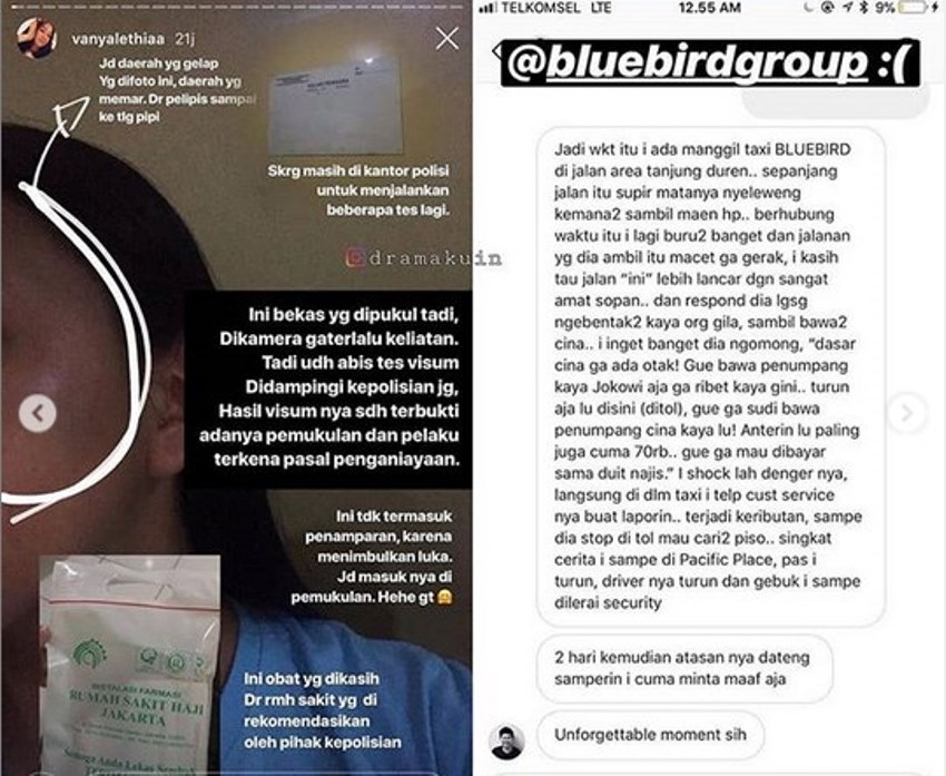 Beredar Video Sopir Blue Bird Tampar Penumpangnya Tiga Kali Begini Kronologinya