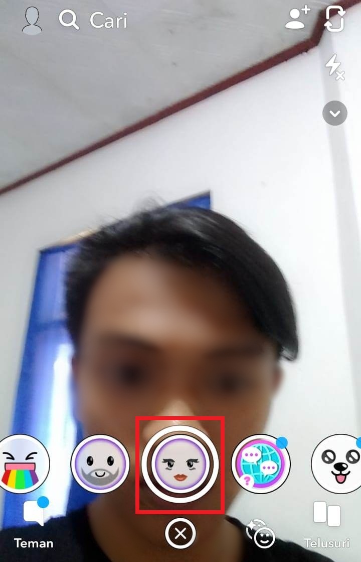 Cara Merubah Wajah Pria menjadi Wanita Menggunakan Filter Snapchat