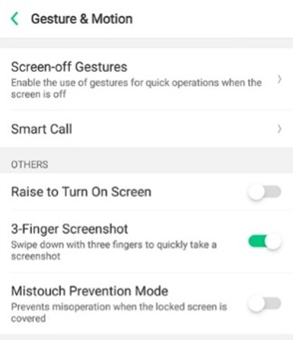 Cara Screenshot Realme 3 Pro dengan Menggunakan 3 Jari