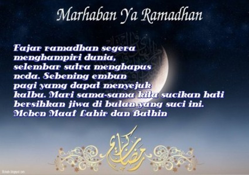 Kata-kata menyambut bulan ramadhan 2022