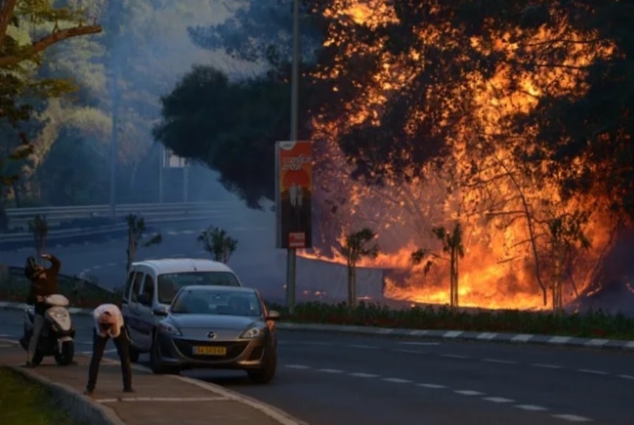 Meski Musuh Bebuyutan Palestina Tawarkan Bantuan Padamkan Kebakaran Hutan di Israel