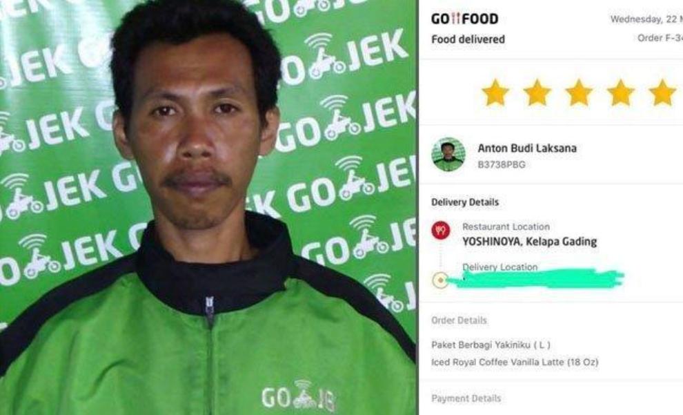 Motor Dicuri Saat Pesan Makanan Driver Ojol Ini Tetap Antarkan Pesanan ke Pelanggan