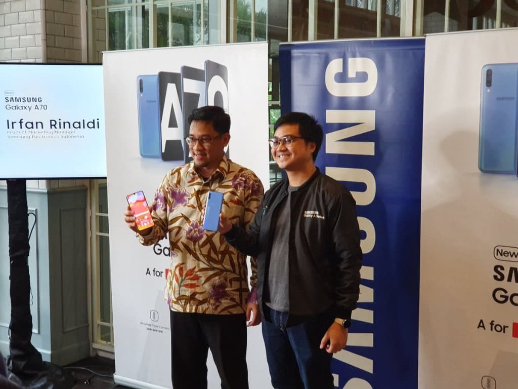 Peluncuran Samsung Galaxy A70 di Indonesia