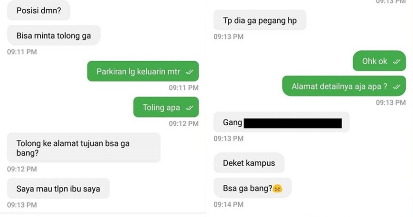 Viral Kisah Haru Wanita Pesan Ojol Hanya untuk Telpon Ibunya yang Tak Pegang HP