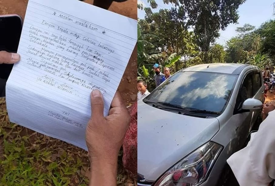 Viral Maling Kembalikan Barang Korban dan Tulis Surat Minta Maaf Ttd Hamba Tuhan yang Tak Luput dari Dosa