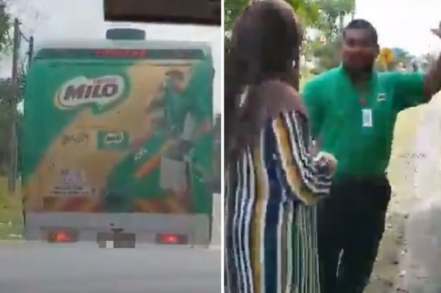 Viral Video Mertua Kejar Truk Milo Demi Menantu yang Sedang Mengandung