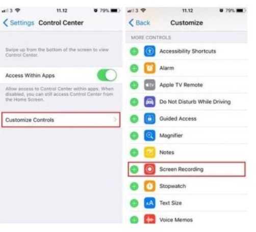 cara mengaktifkan screen recording di ios 11