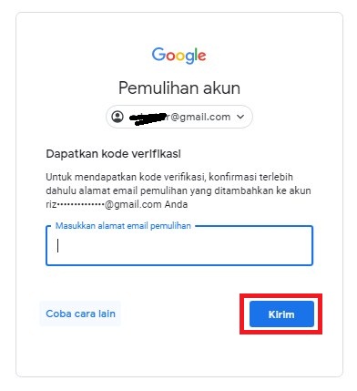 lupa kata sandi gmail