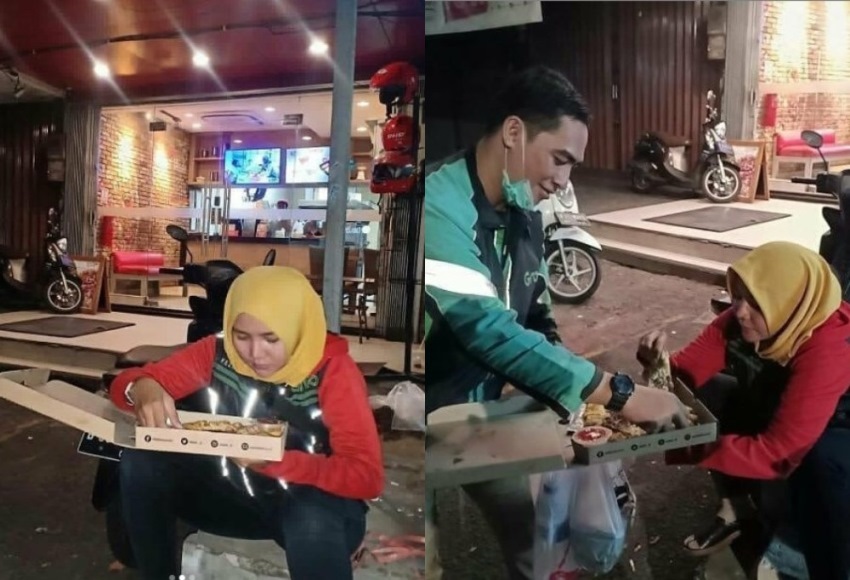 Dapat Orderan Makanan Tengah Malam dan Dicancel yang Dilakukan Driver Ojol ini Bikin Haru