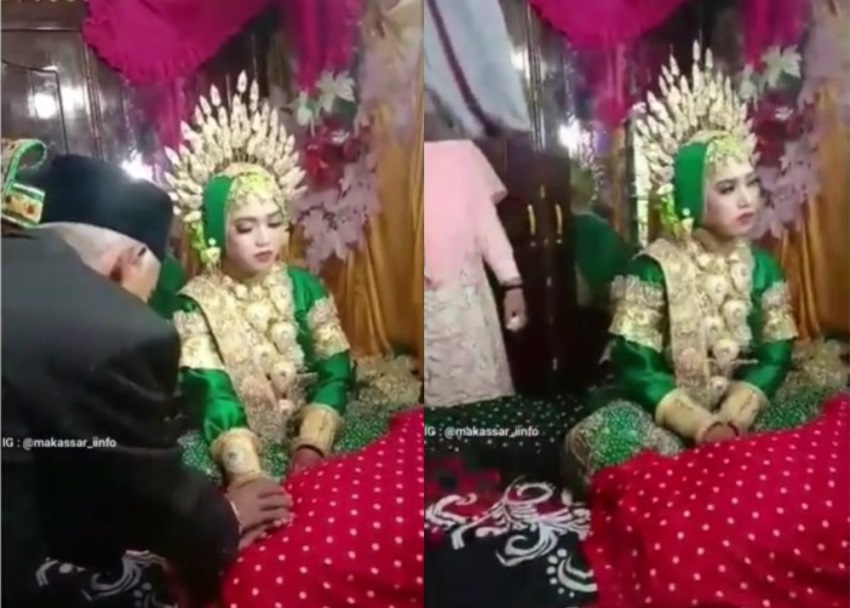 Kuat Dugaan Dijodohkan Orangtua, Ekspresi Mempelai Wanita ini Jadi Sorotan Kuat Dugaan Dijodohkan Orangtua Ekspresi Mempelai Wanita ini Jadi Sorotan