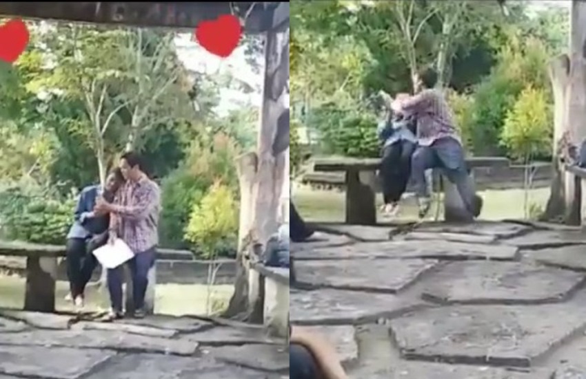 Latihan Drama Adegan Romantis, Pasangan ini Alami Kejadian Apes Latihan Drama Adegan Romantis Pasangan ini Alami Kejadian Apes