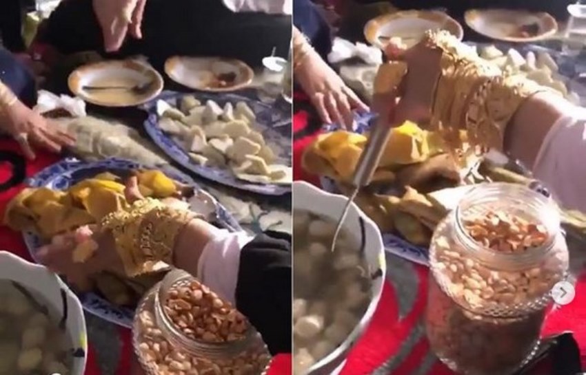 Pamer Perhiasan Emas Segambreng, Emak-Emak ini Tuai Nyinyiran Pamer Perhiasan Emas Segambreng Emak Emak ini Tuai Nyinyiran