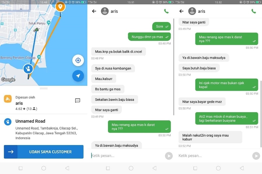 Viral Driver Ojek Online Dapat Order dari Nusakambangan Bantu Saya Kabur Mas