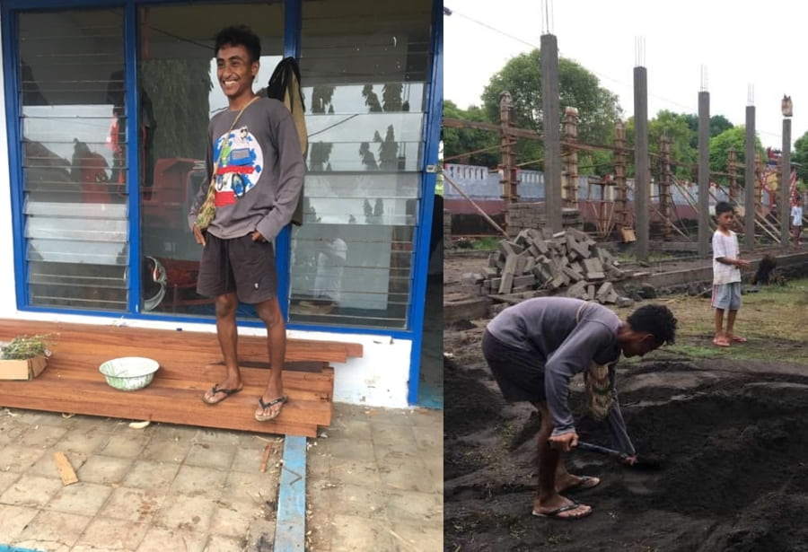Tak Ingin Manfaatkan Jabatan Orangtua, Viral Sosok Rafdi Anak Wakil Walikota Tidore Kepulauan Kerja sebagai Kuli Bangunan