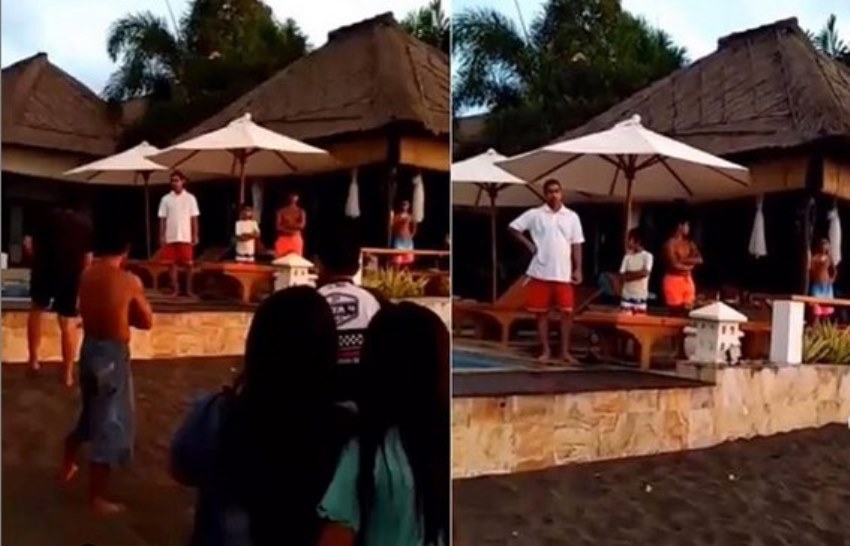 Bikin Geram Turis Asing ini Usir Warga Bali yang Main di Pantai