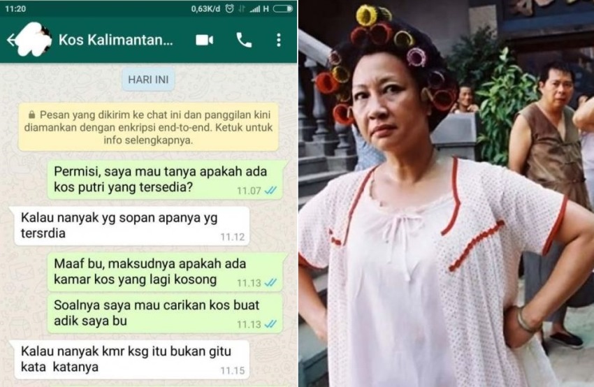 Ditanya Baik Baik Balasnya Ngegas Chat Ibu Kost Kalimantan ini Bikin Geregetan
