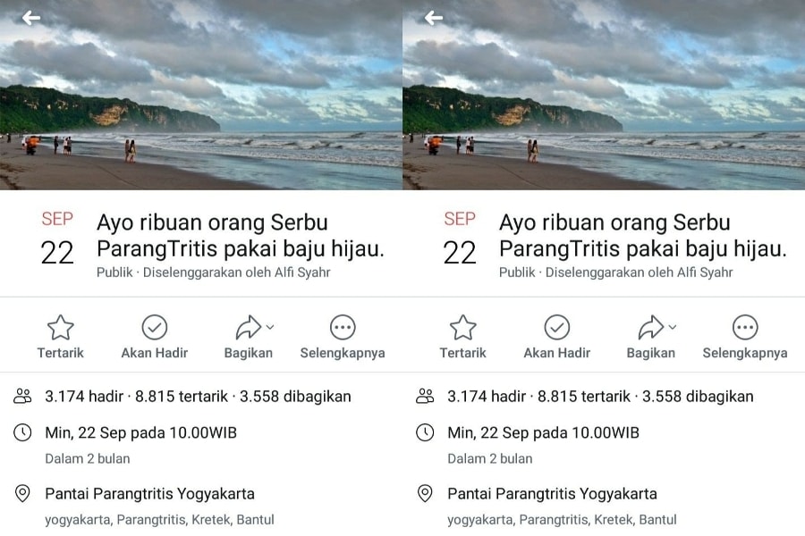 Heboh Ajakan Ramai Ramai Pakai Baju Hijau ke Pantai Parangtritis Mau Nantang Nyi Roro Kidul