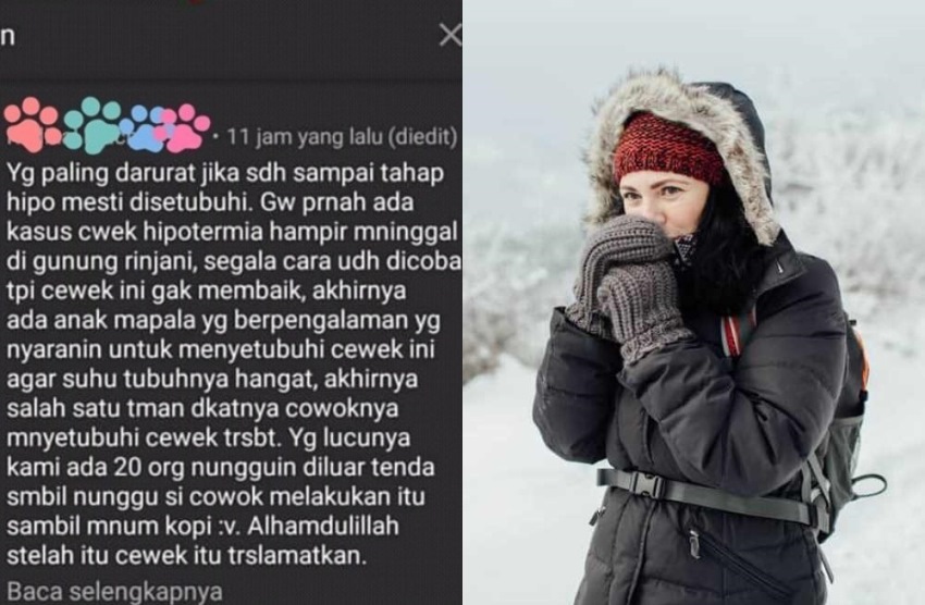 Heboh Cowok Disuruh Setubuhi Cewek yang Kena Hipotermia saat Mendaki ini Kata Basarnas