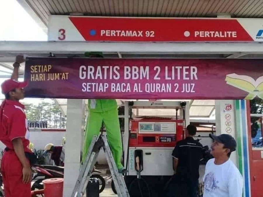 Malah Jadi Ajang Debat Netizen SPBU Ini Gratiskan BBM 2 Liter Tiap Baca Alquran 2 Juz