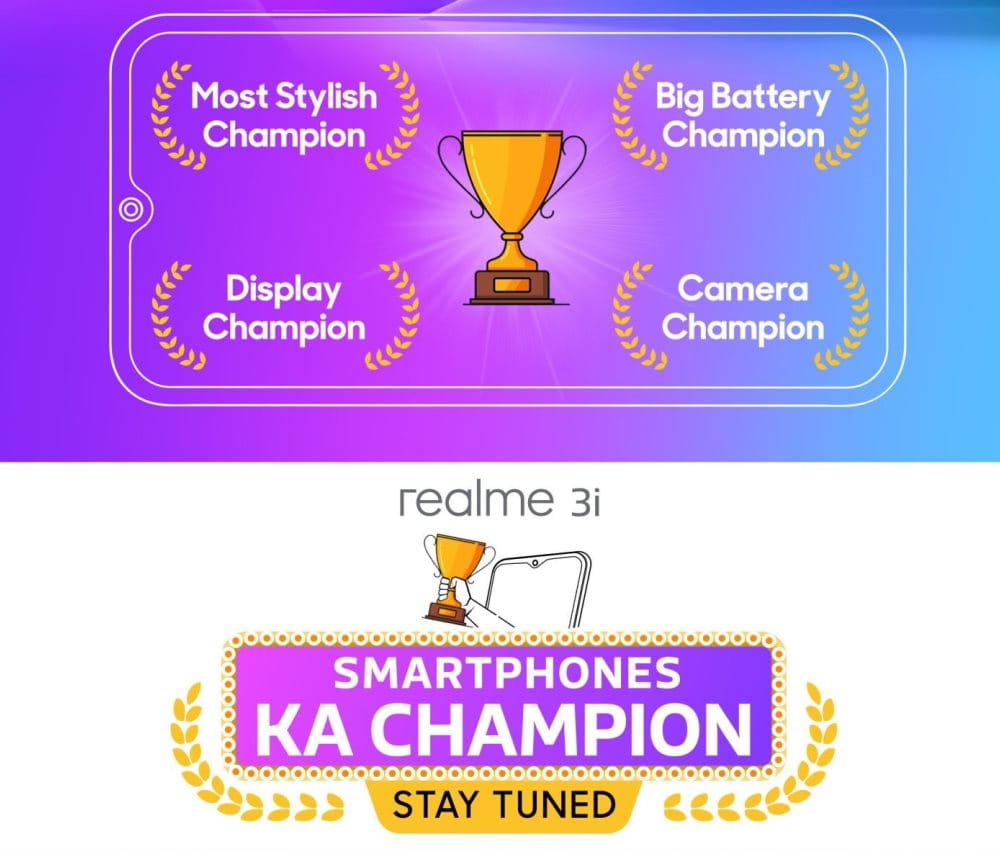 Teaser Peluncuran Realme 3i