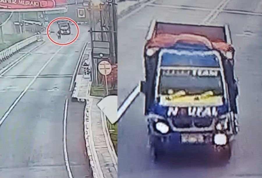 Viral Video Pengemudi Truk Pelaku Tabrak Lari Ngacir Tinggalkan Korbannya di Perbatasan Jabar Jateng Kota Banjar