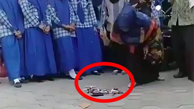 Viral Video Guru Hancurkan Alat Kosmetik Murid Netizen Biar Jera