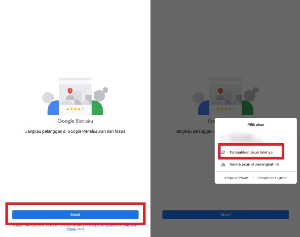 Cara mendaftar Google Bisnisku