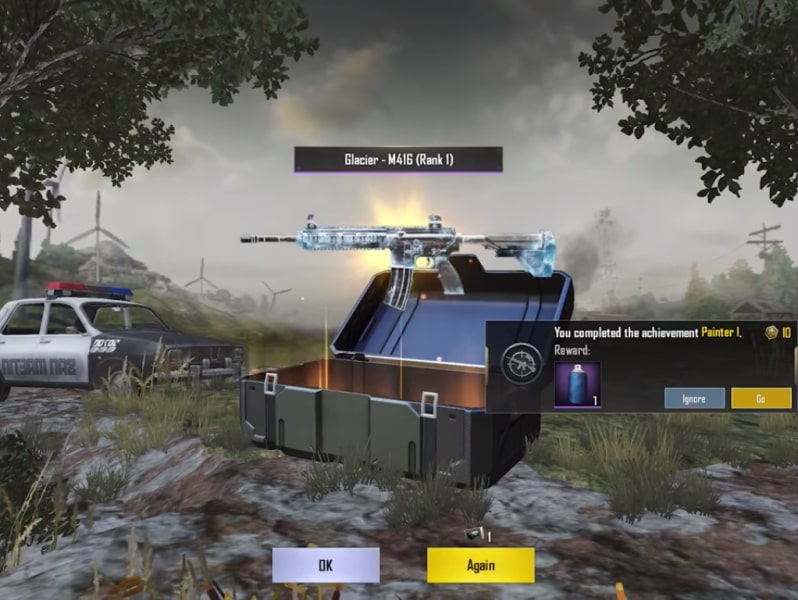 Cara mendapatkan skin M416 Glacier PUBG Mobile gratis