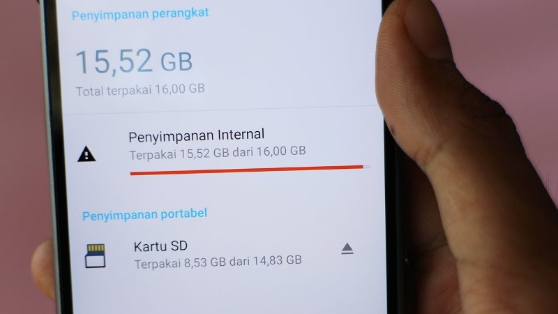 Cara mengatasi ruang penyimpanan hampir habis di semua hp Android