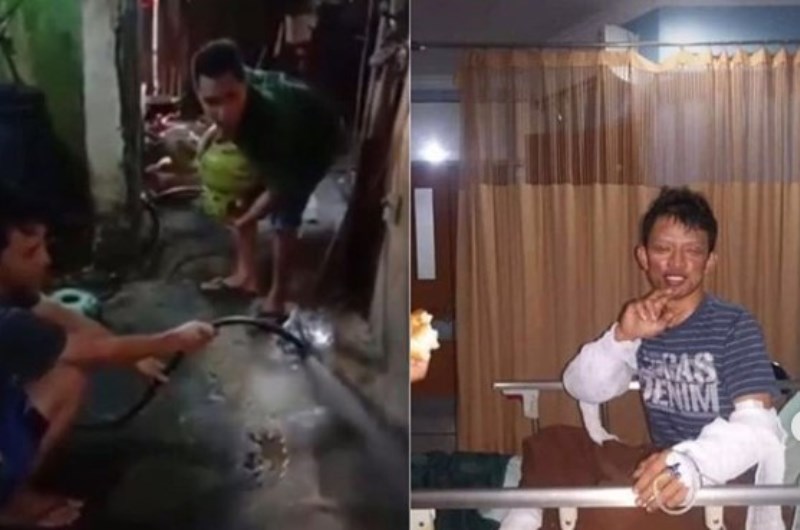Merasa Ditipu dan Ingin Buktikan Tabung Gas Berisi Air, Aksi 2 Pemuda ini Malah Berujung Mengerikan Merasa Ditipu dan Ingin Buktikan Tabung Gas Berisi Air Aksi 2 Pemuda ini Malah Berujung Mengerikan