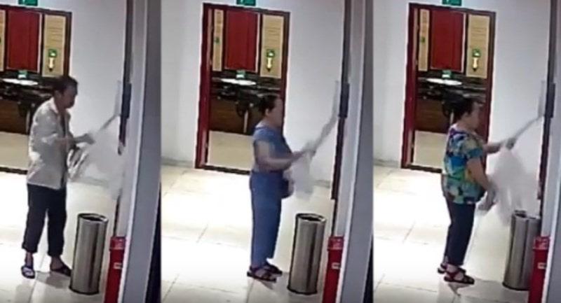 Sejumlah Warga Tercyduk Curi Tisu di Toilet Umum Aksinya Terekam CCTV