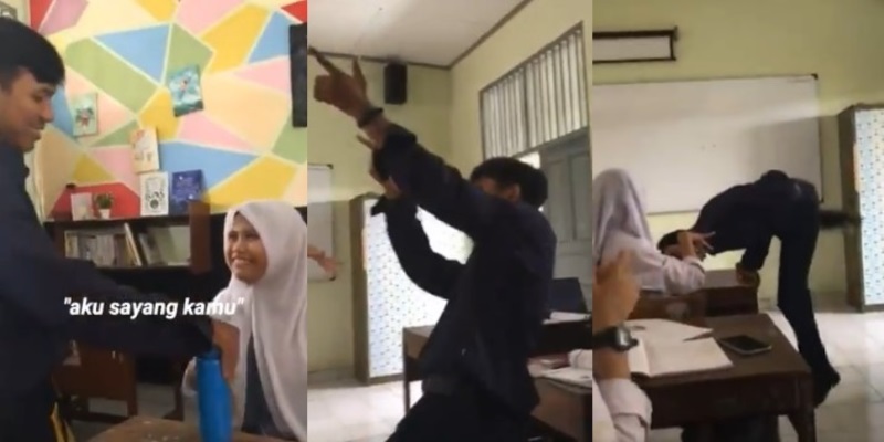 Digombalin Sang Murid Pak Guru Tampan Ini Auto Salah Tingkah