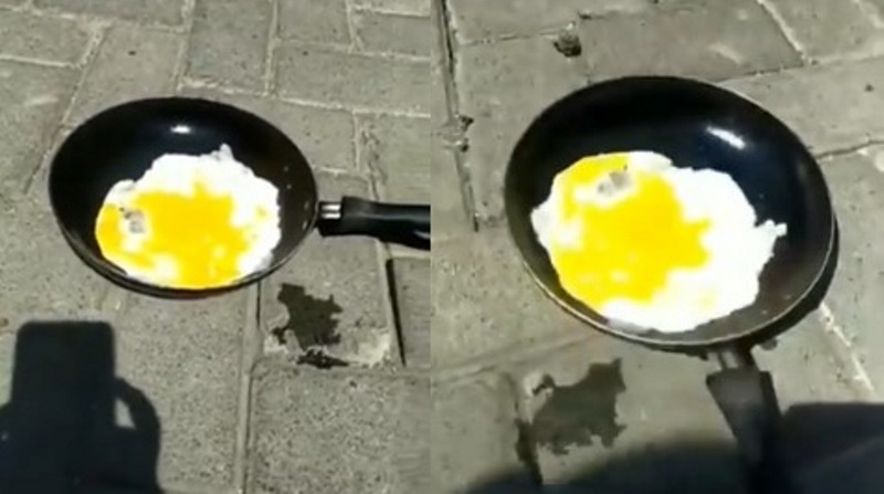 Goreng Telur di Bawah Sinar Matahari