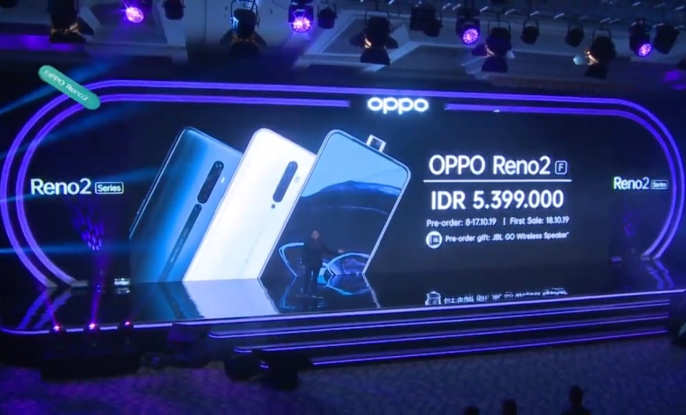 Harga HP Oppo Reno 2F di Indonesia