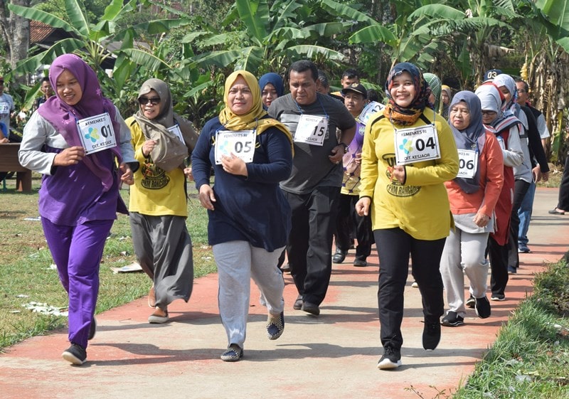 Kegiatan Germas di Rancah