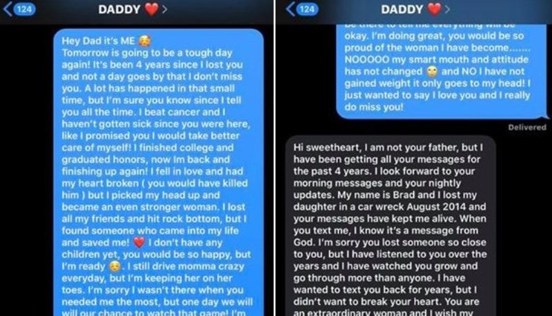Kerap Kirim Pesan ke Nomor Sang Ayah yang Sudah Meninggal Gadis Ini Dapat Balasan Mengejutkan