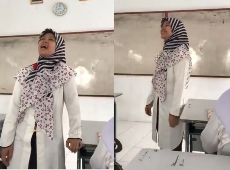 Punya Suara Mirip Rossa Video Guru Matematika Saat Nyanyi Viral di Media Sosial