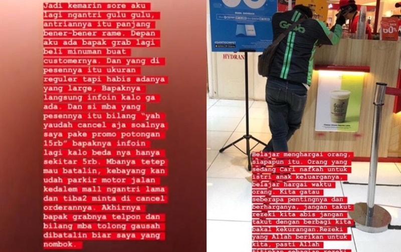 Tak Mau di Cancel Driver Ojol Bersedia Lakukan Hal Ini Untuk Customer