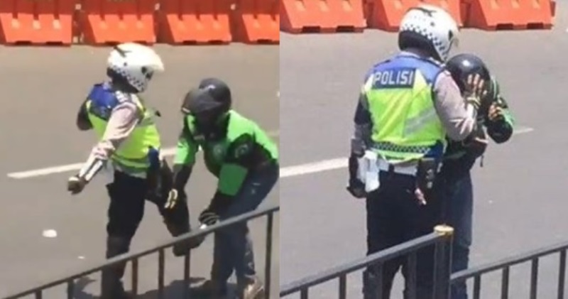 Video Driver Ojol Ditendang Polisi Bikin Heboh Begini Kelanjutan Kasusnya