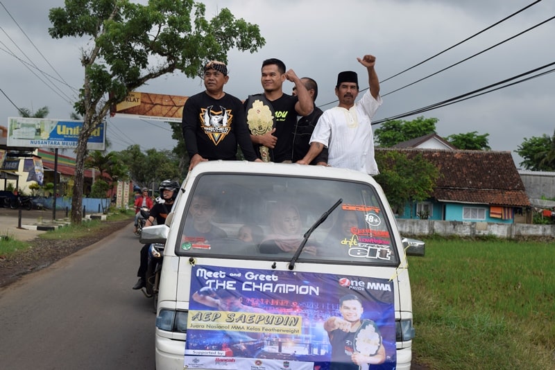 Aep Saepudin Juara One Pride MMA 2019