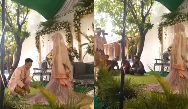 Auto Irit! Pengantin Pria ini Jadi Fotografer di Acara Nikahannya Sendiri