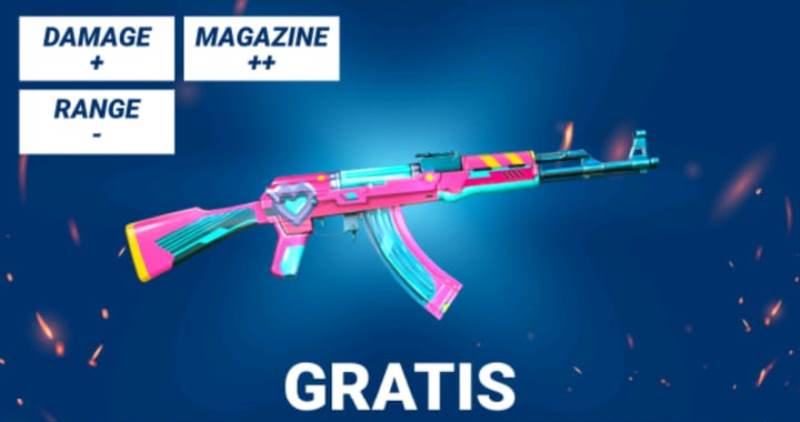 Cara mendapatkan skin Senjata AK47 Water Ballon di Free Fire